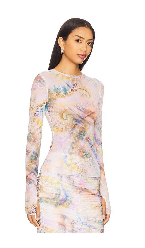 AFRM Kaylee Top in Pearly Shell - Image 2