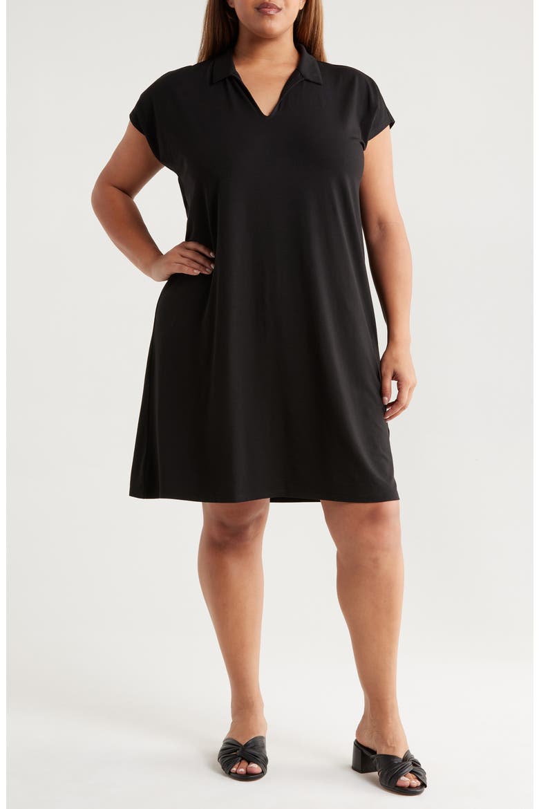 Johnny Collar Jersey Dress