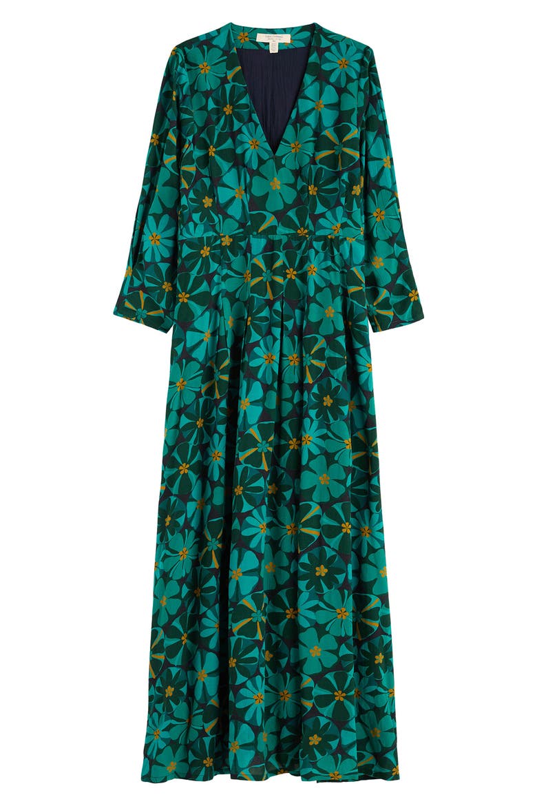 Etta Floral Pleated Midi Dress