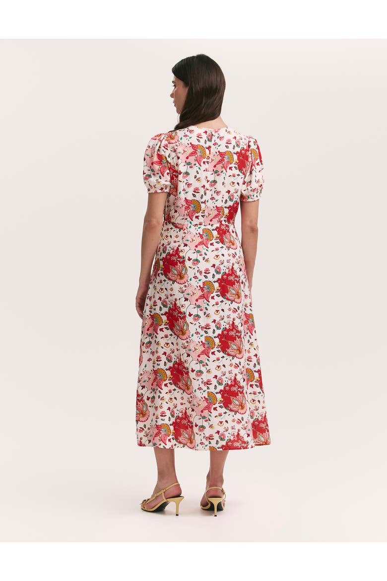 Lili Short Sleeve Midi Tea Dress