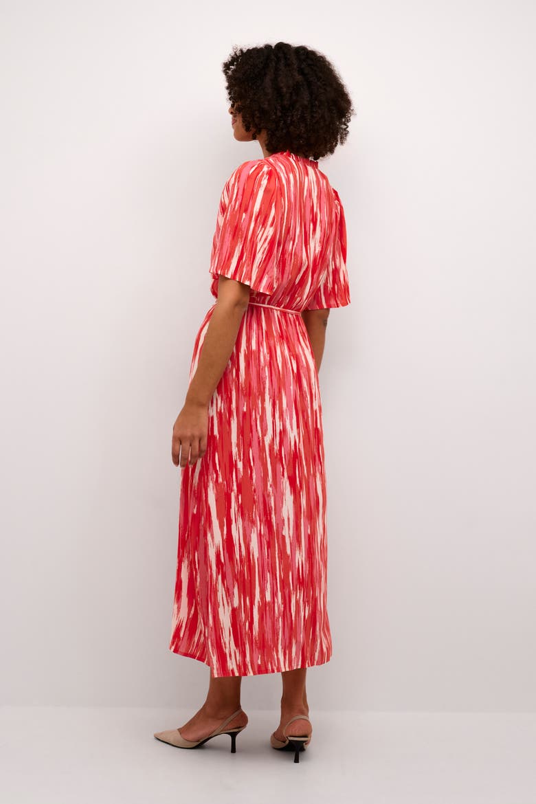 Arina Half Sleeve V-Neck Maxi Dress