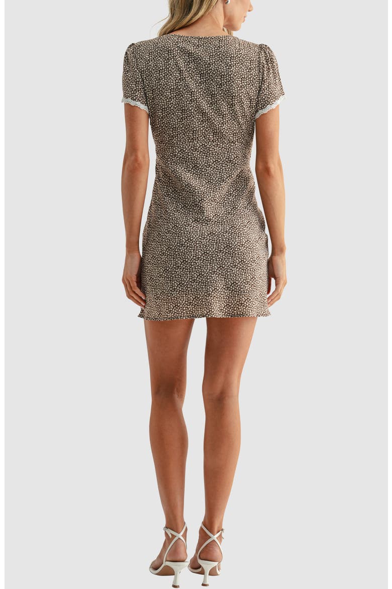 Lace Trim Minidress