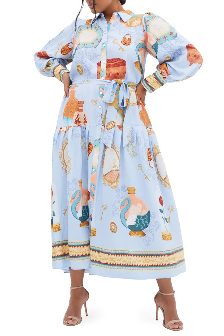 Stellar Beauty Long Sleeve Maxi Dress
