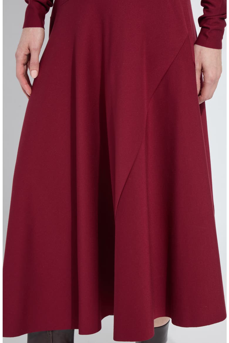 Yaritza Asymmetric Long Sleeve Maxi Dress