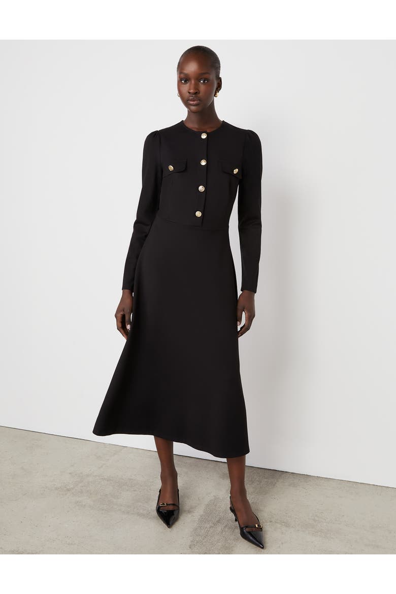 Gilly Ponte Jersey Midi Dress