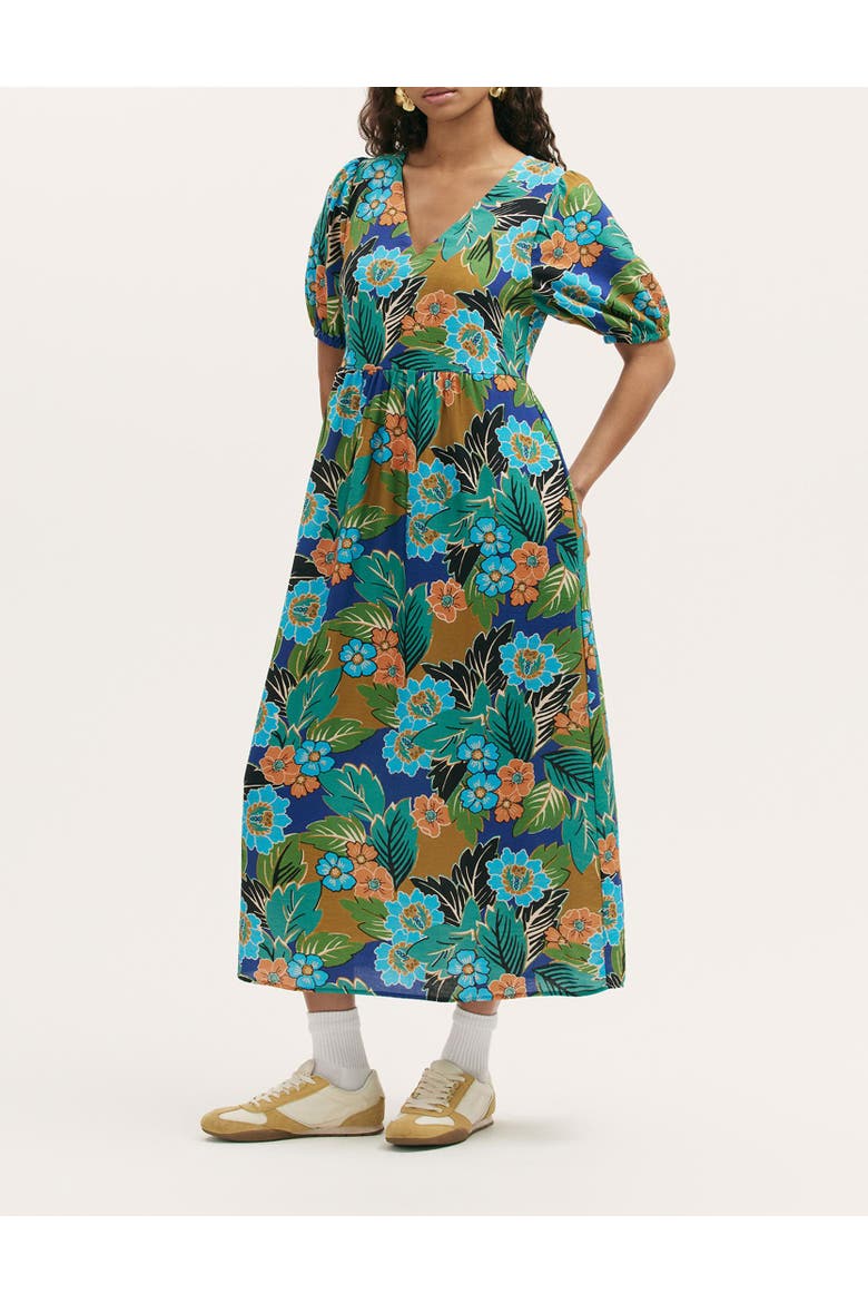 Logan Floral Midi Dress