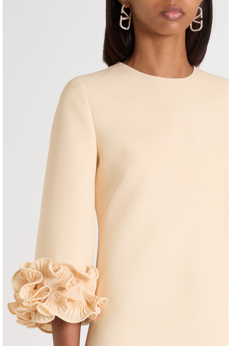 Solid Crepe Couture Minidress