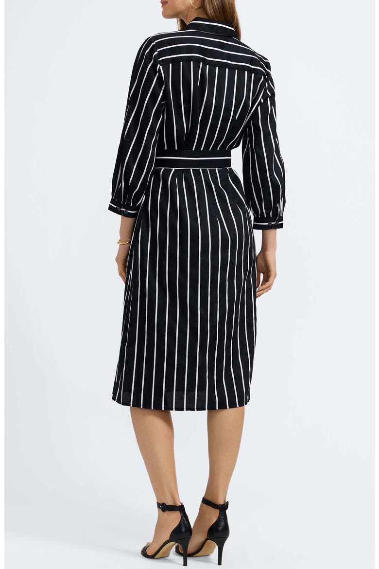 Esther Stripe Cotton Shirtdress