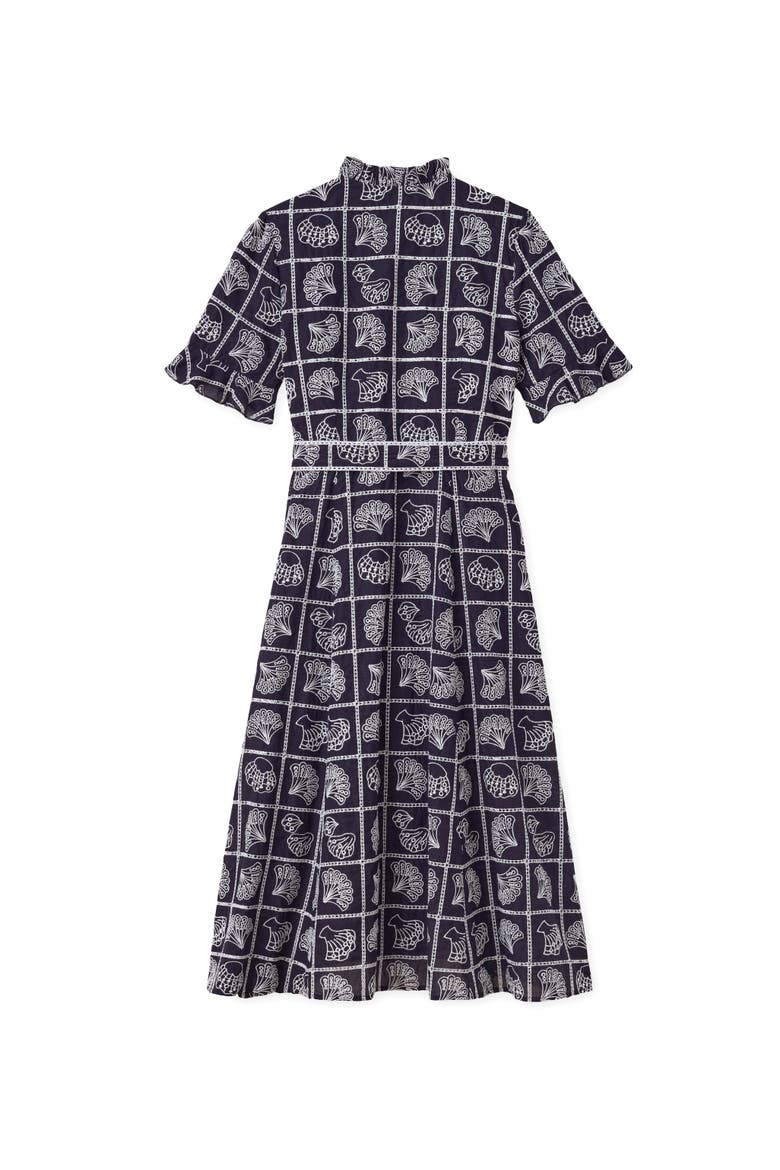 Aria Eyelet Midi Dress