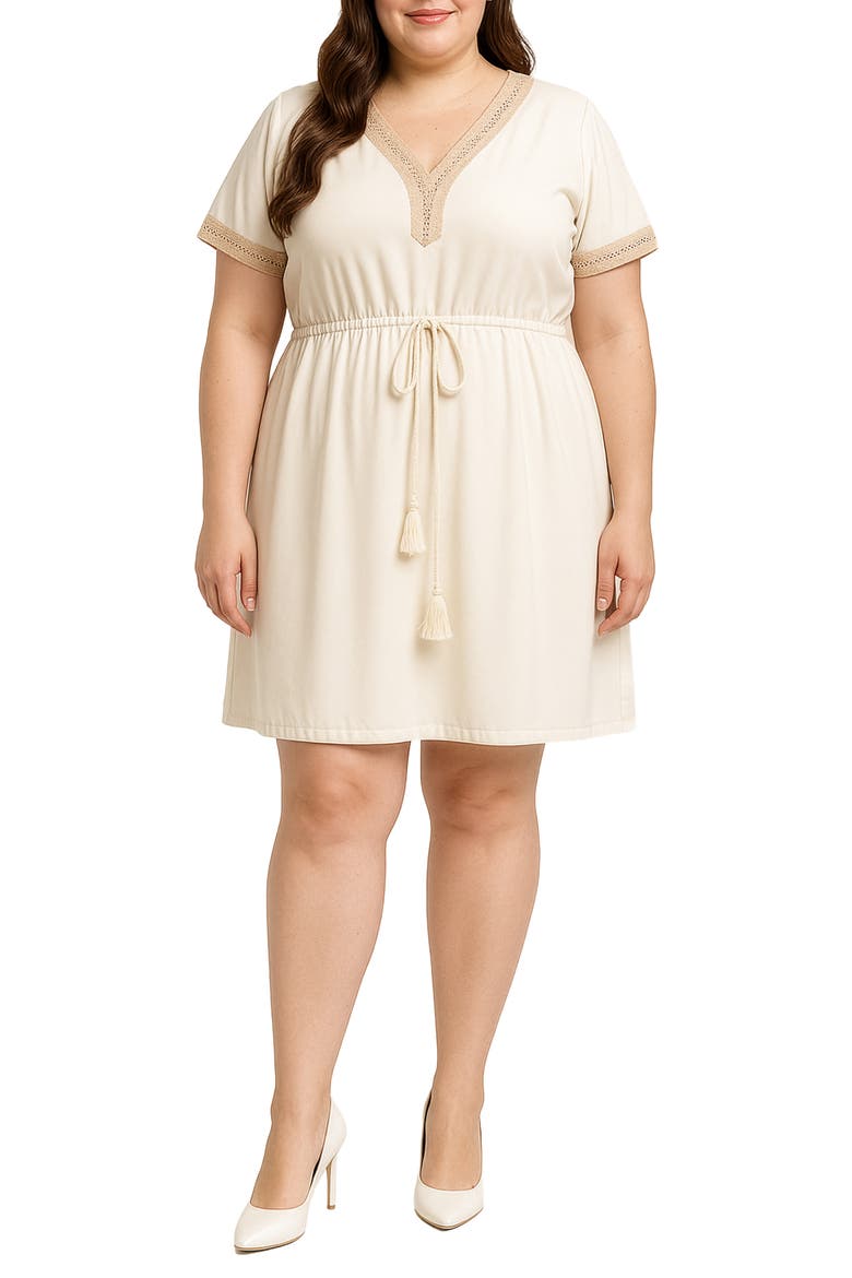 Lace Trim Minidress