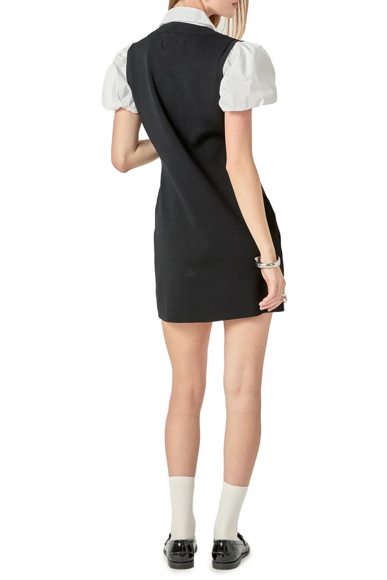Mixed Media Minidress