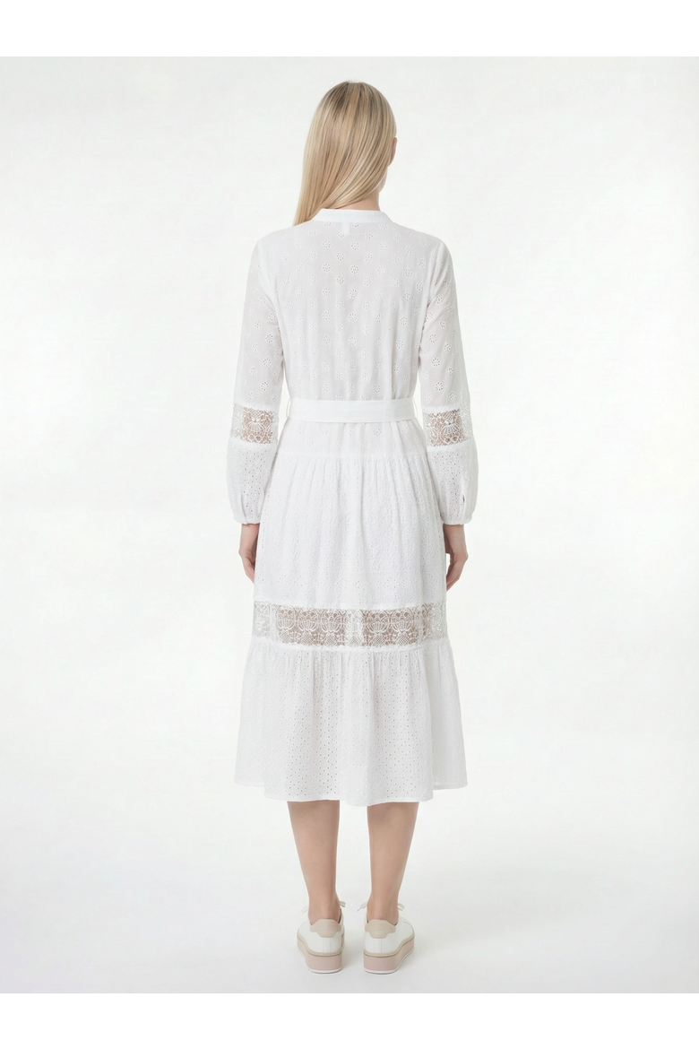 Eyelet Border Dress