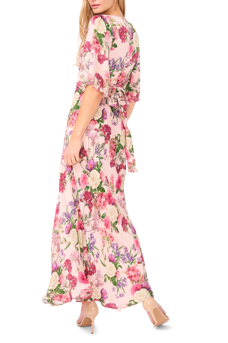 Briar Floral Flutter Sleeve Midi Dress