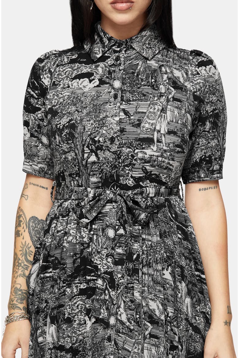 Nara Boudicca Printed Shirt Dress