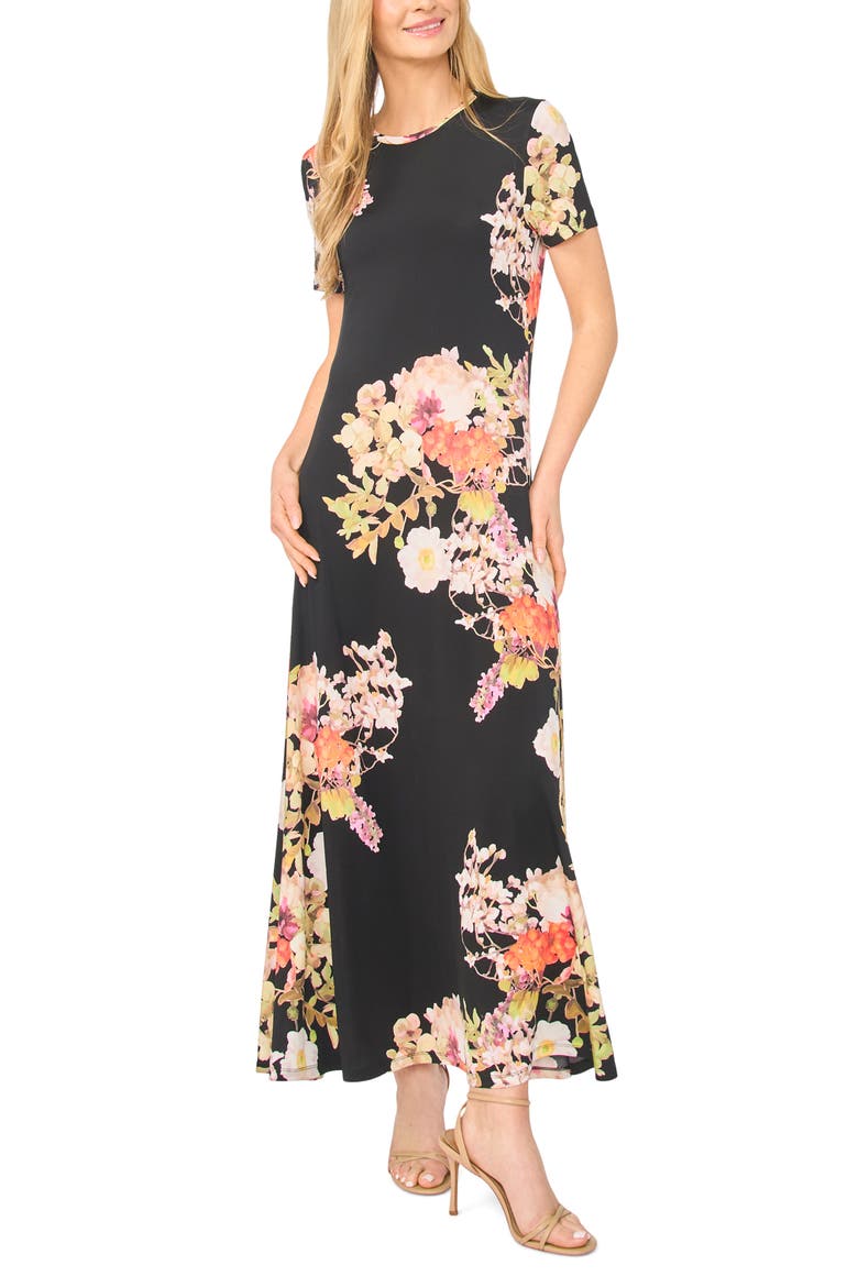 Theresa Floral T-Shirt Maxi Dress