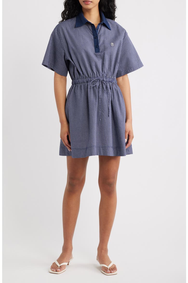 Aeeurra Checkered Cotton Minidress
