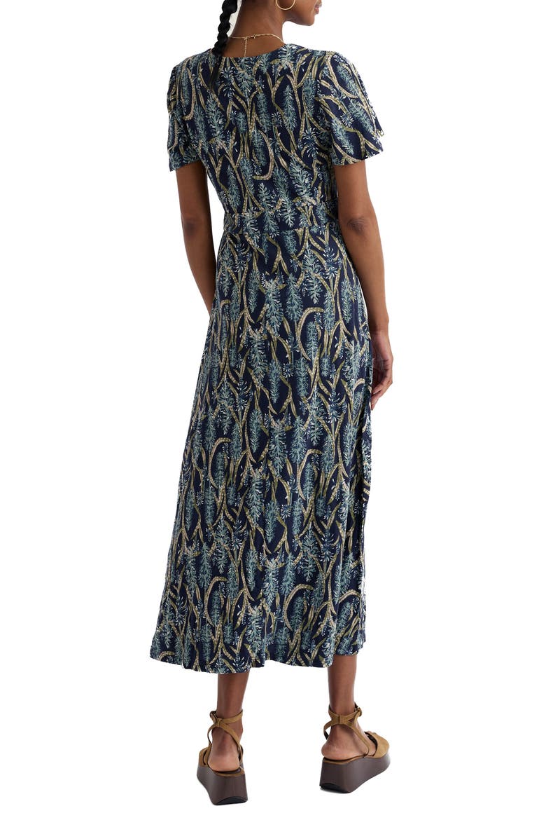 Chateaux Floral Organic Cotton Midi Dress
