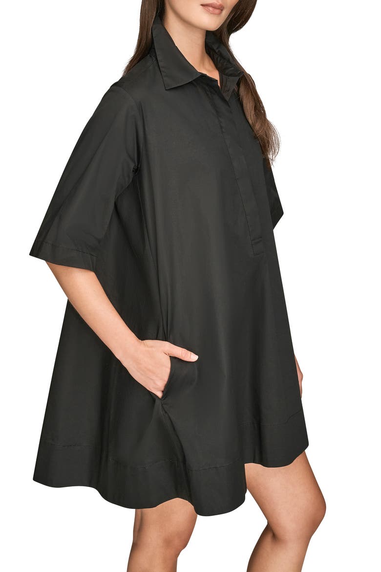Elbow Sleeve Collar Dress
