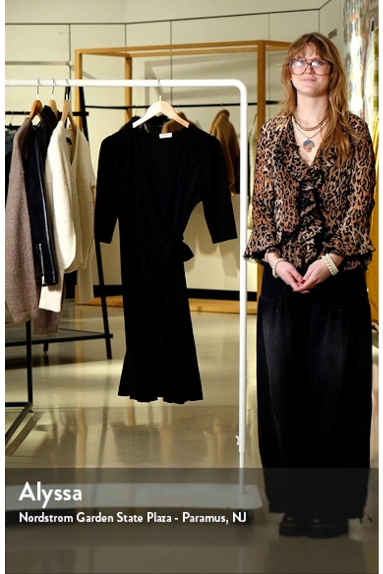 Whimsy Midi Wrap Dress