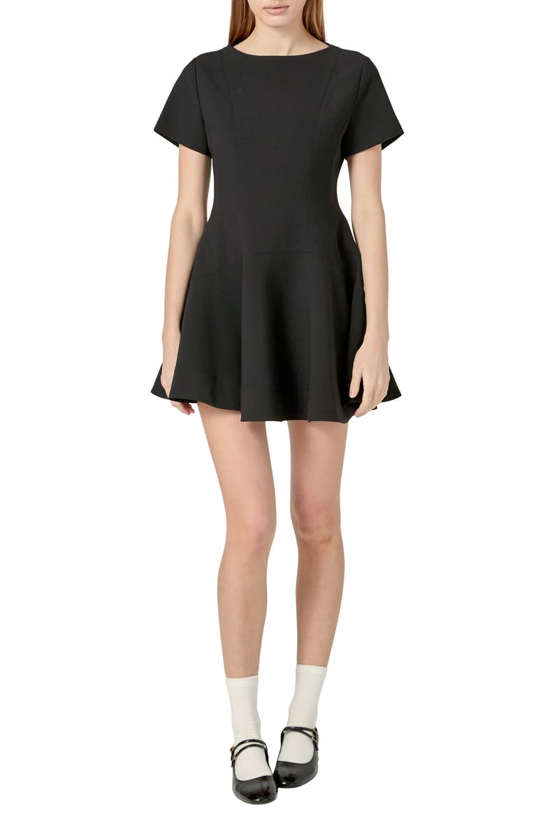 Flare Minidress