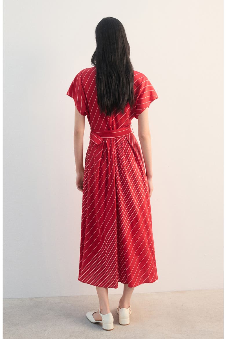 Stripe Midi Dress