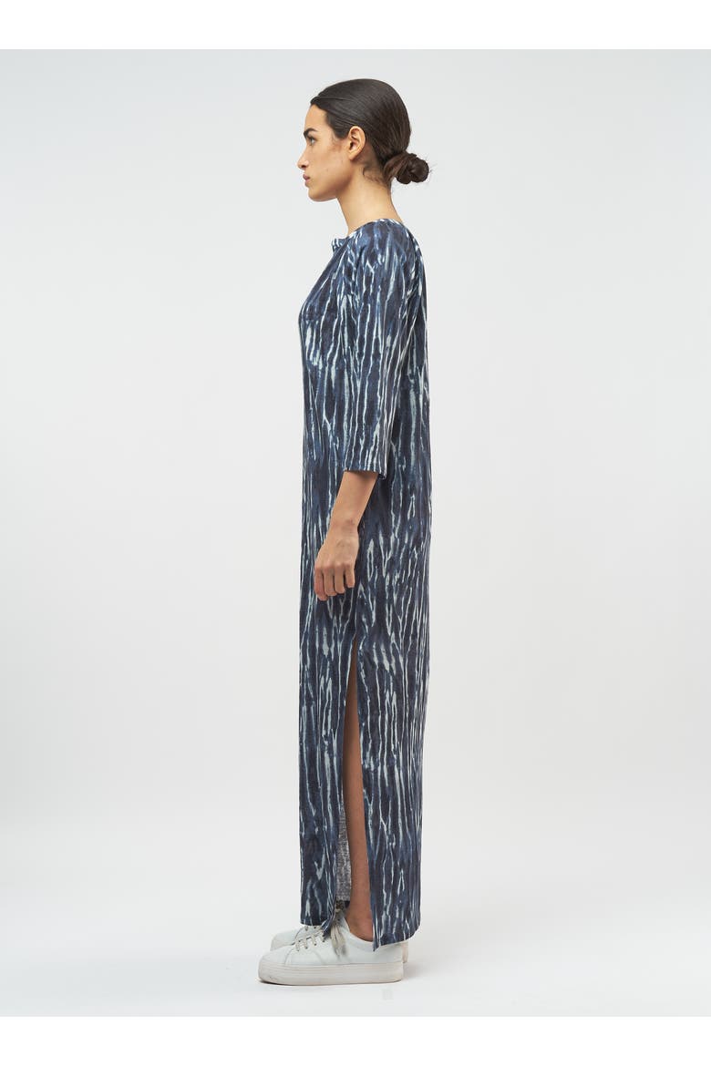 Stretch Linen Maxi Dress