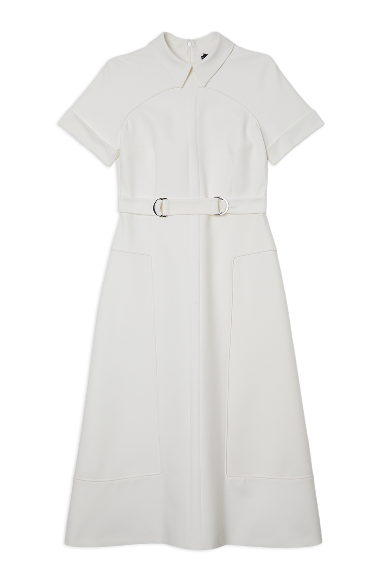 Full Skirted Midi Dress
