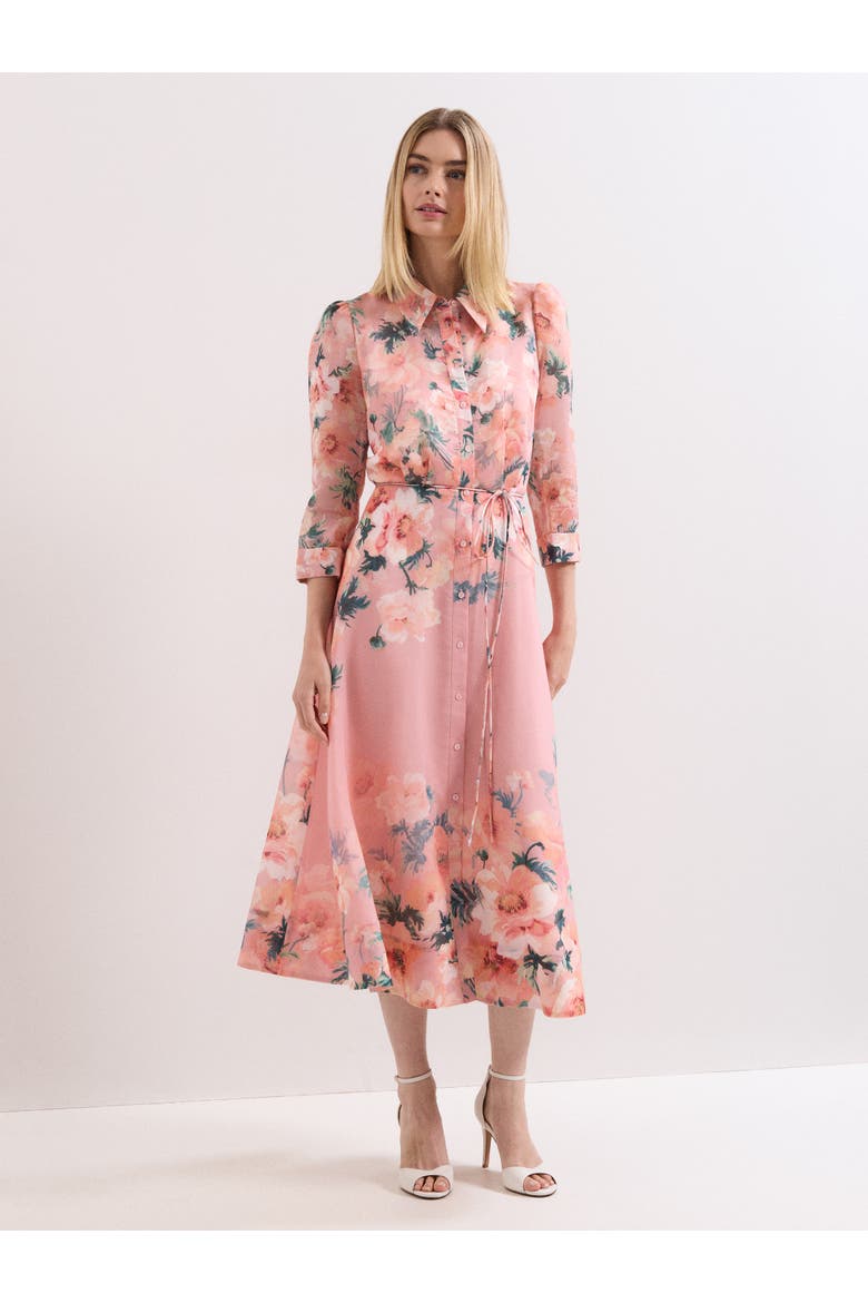 Anabella 3/4 Sleeve Midi Dress