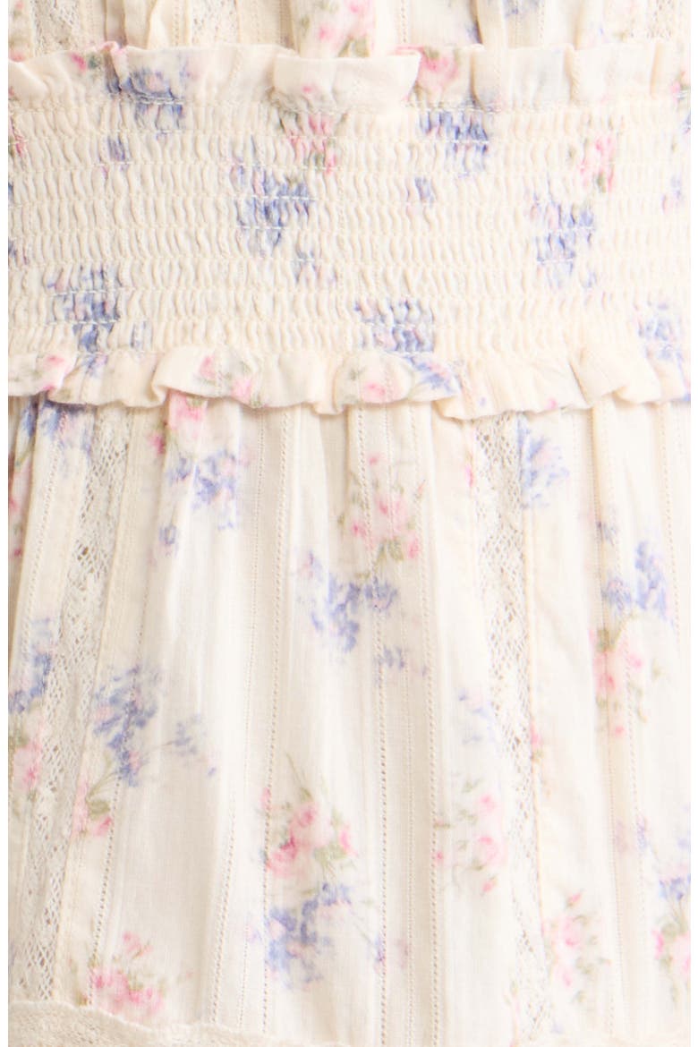 Devella Lace Trim Minidress