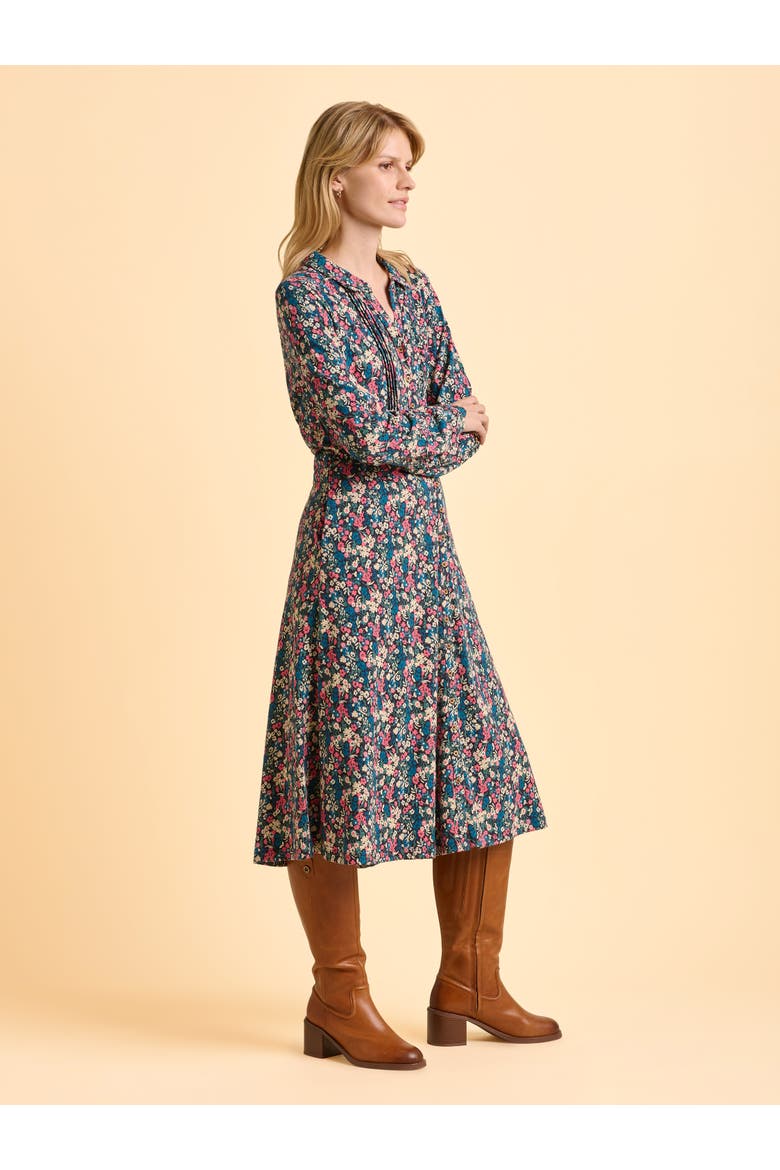 Charlotte Long Sleeve Shirt Midi Dress