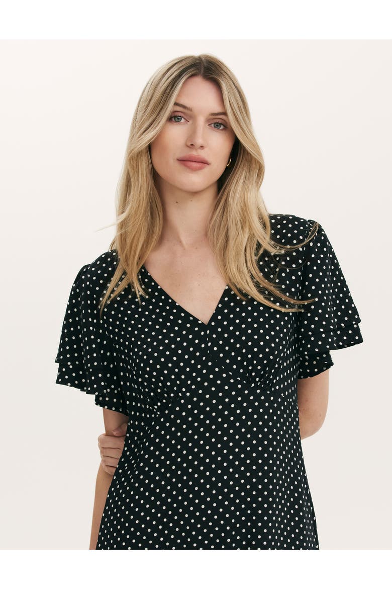 Saskia Polka Dot Midi Tea Dress