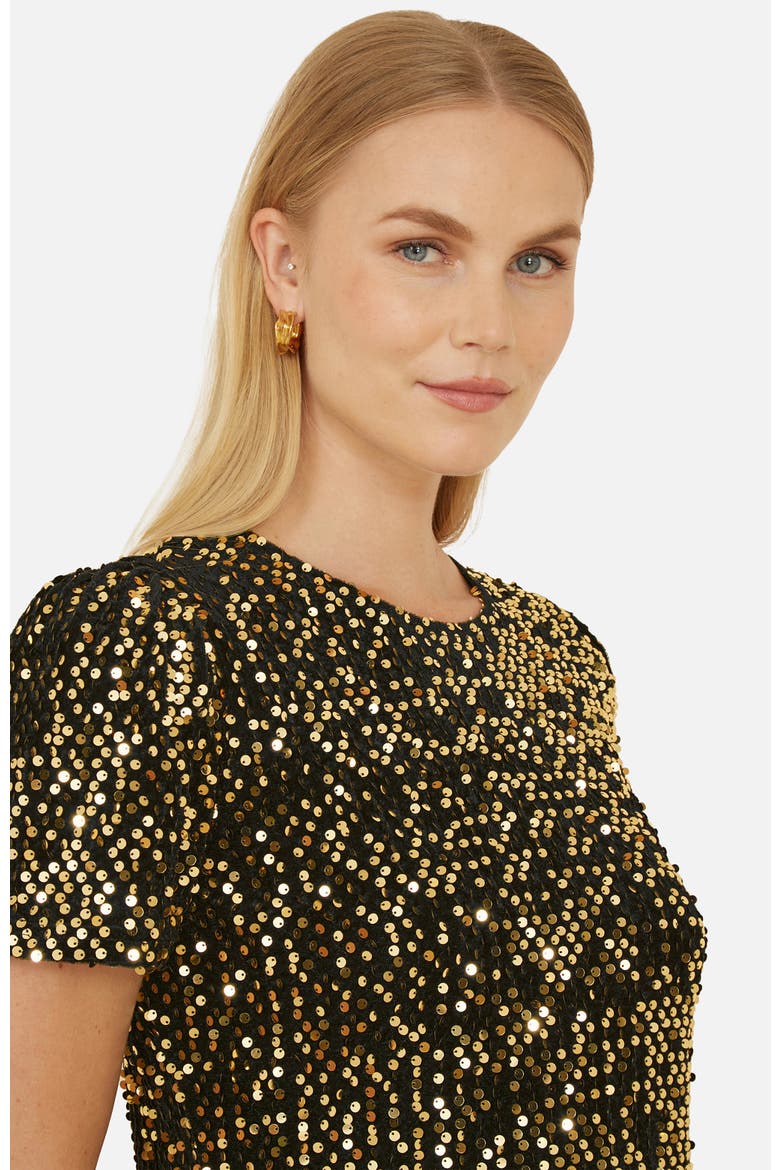 Sequin Tunic Mini Dress