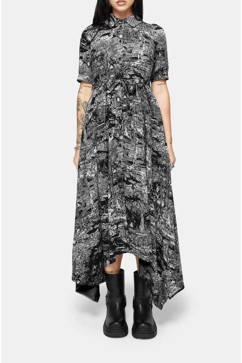 Nara Boudicca Printed Shirt Dress