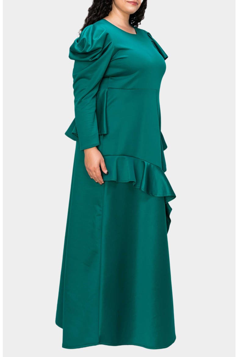 Vivienne Ruffle Maxi Dress