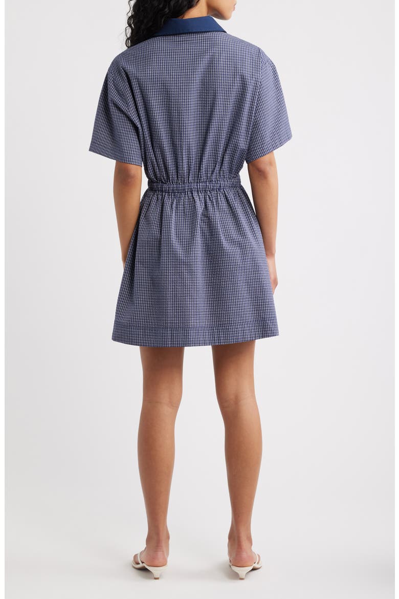 Aeeurra Checkered Cotton Minidress