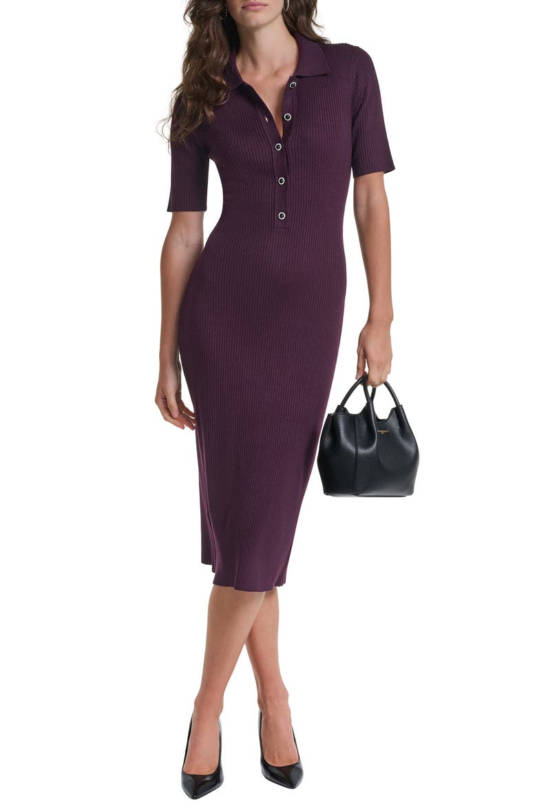 Rib Midi Sweater Dress
