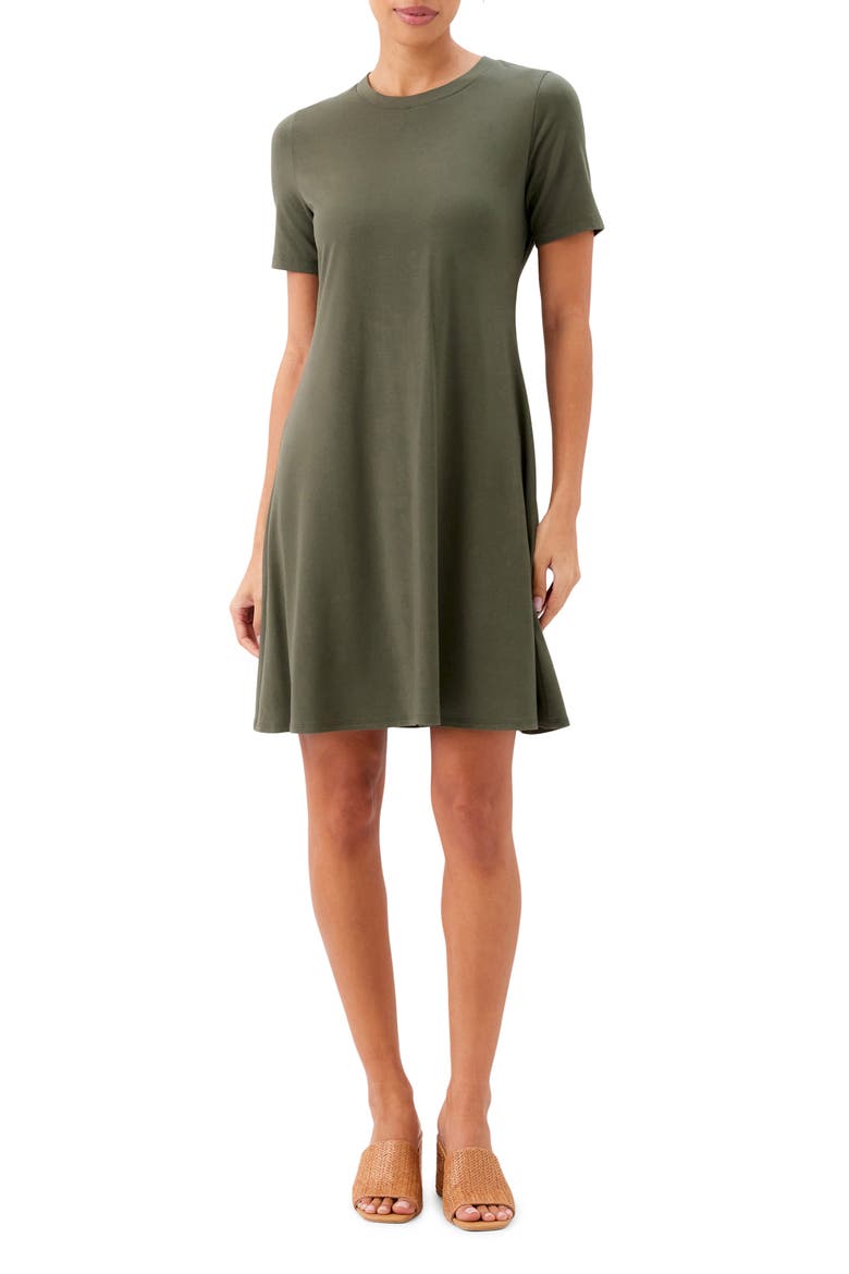 Short Sleeve Sheath Dress