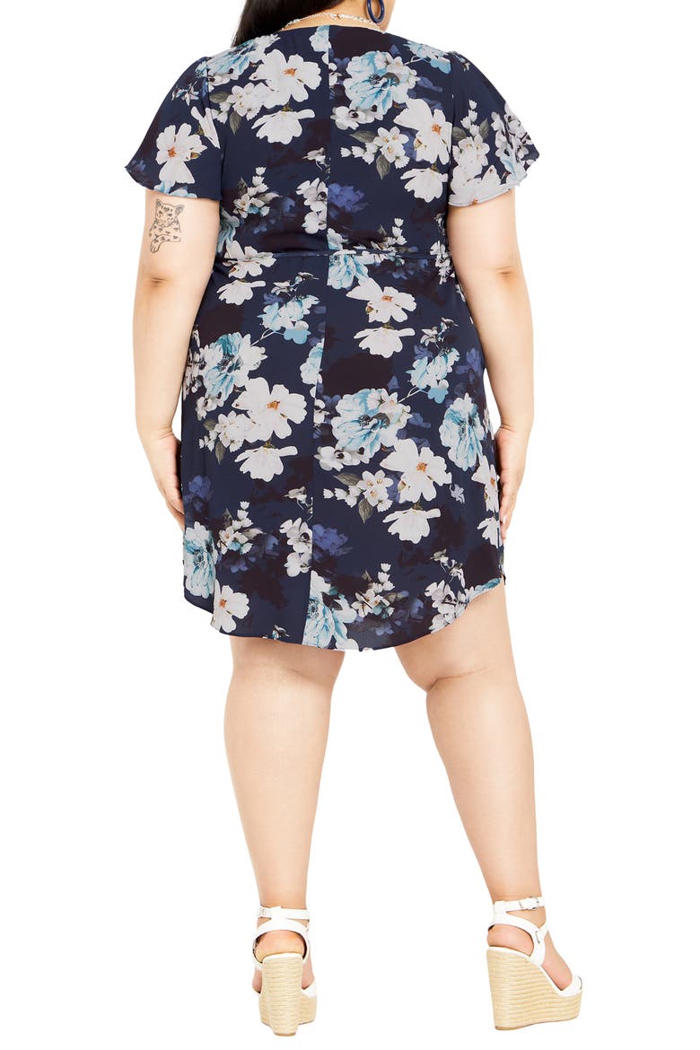Megan Floral Print Minidress