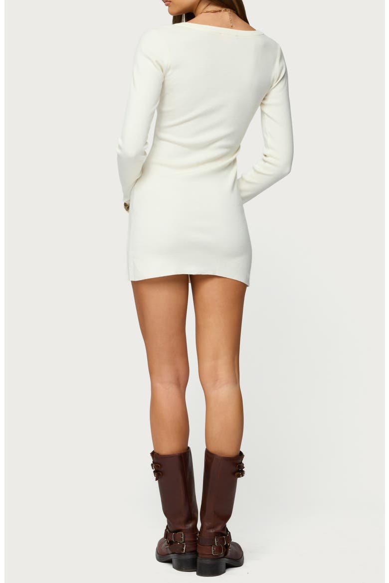 Kaitlyn Long Sleeve Sweater Minidress