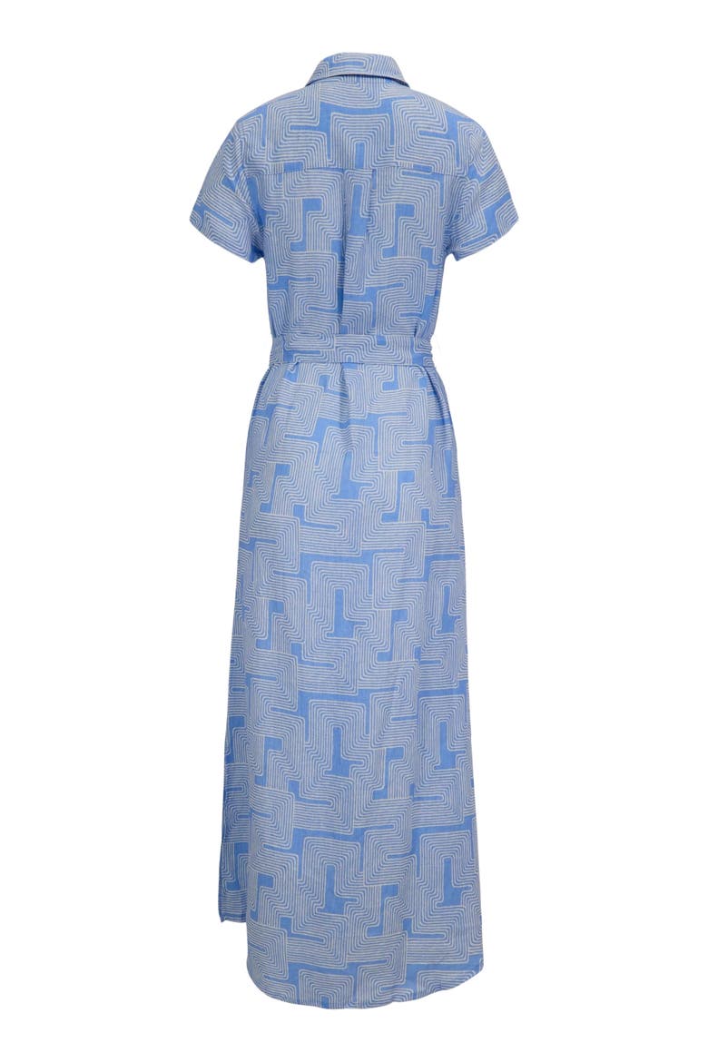 Inter Twine Womens Linen Shirt Dress