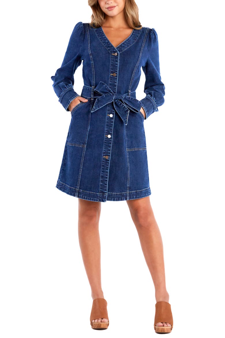 Long Sleeve Denim Shirtdress