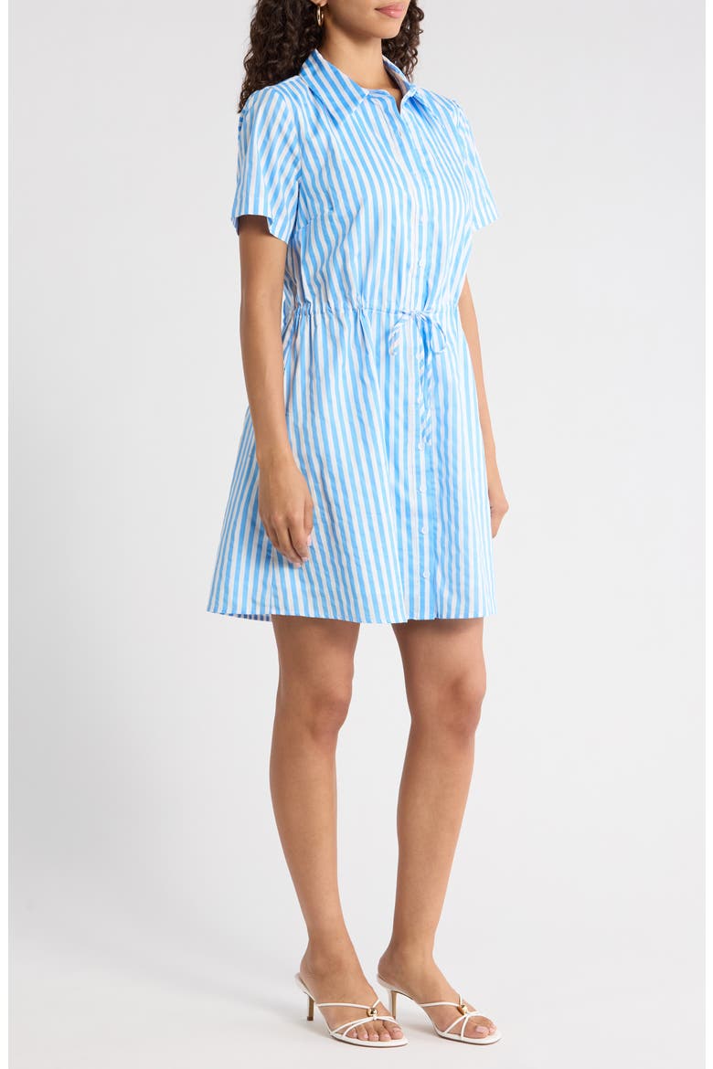 Saida Kenda Striped Shift Minidress