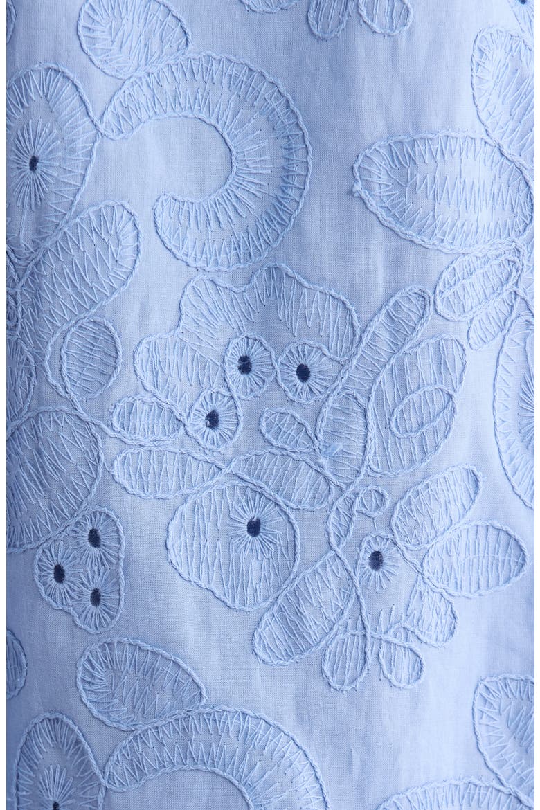Embroidered Eyelet Lace Dress