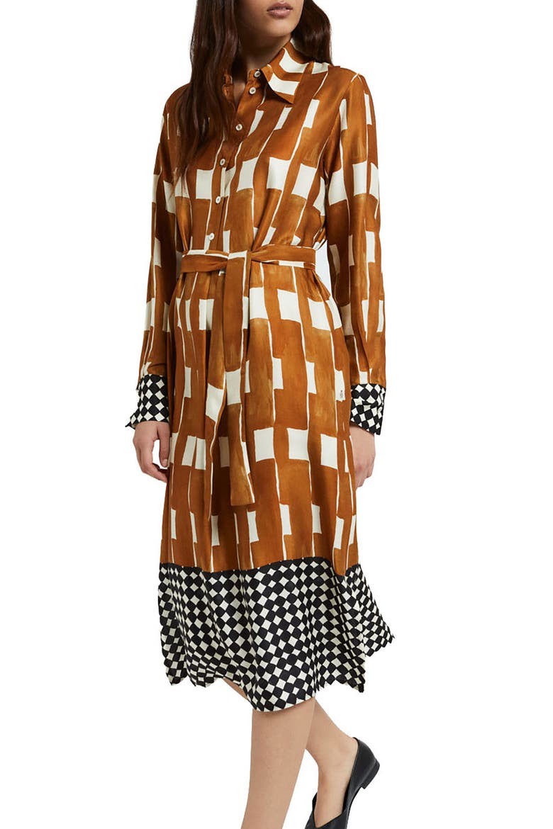 Viscose Midi Shirt Dress