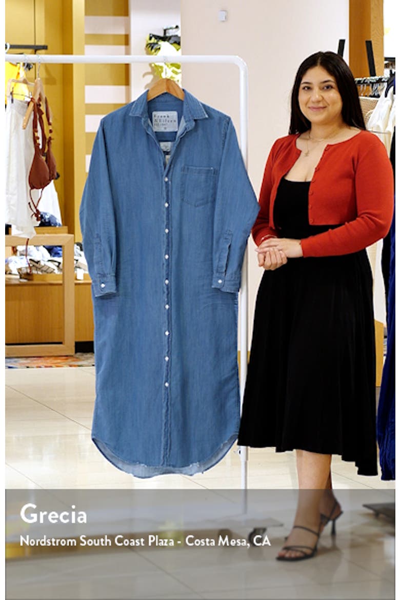Rory Long Sleeve Denim Maxi Shirtdress