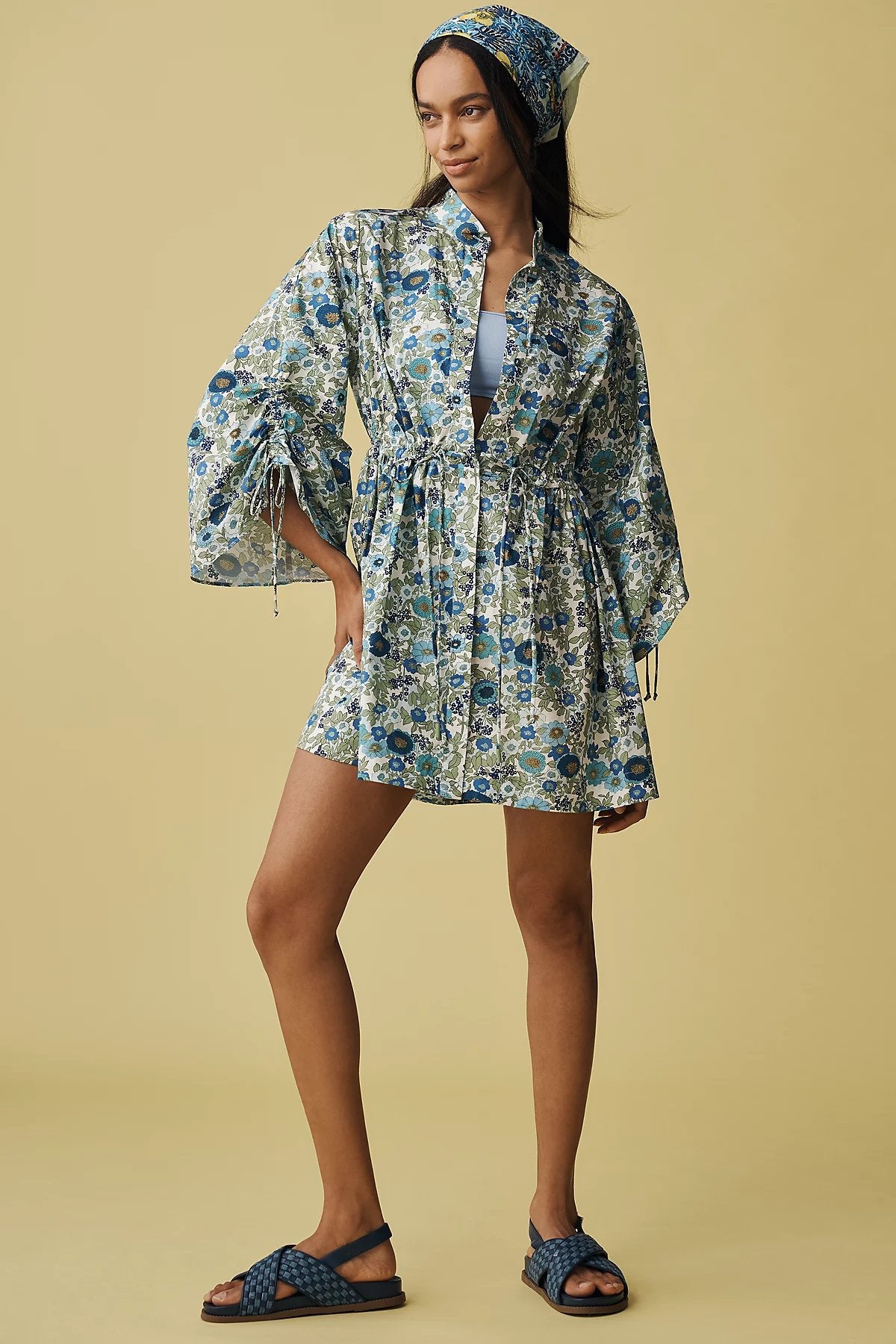 ALÉMAIS Pam Long-Sleeve Mini Dress - Image 3