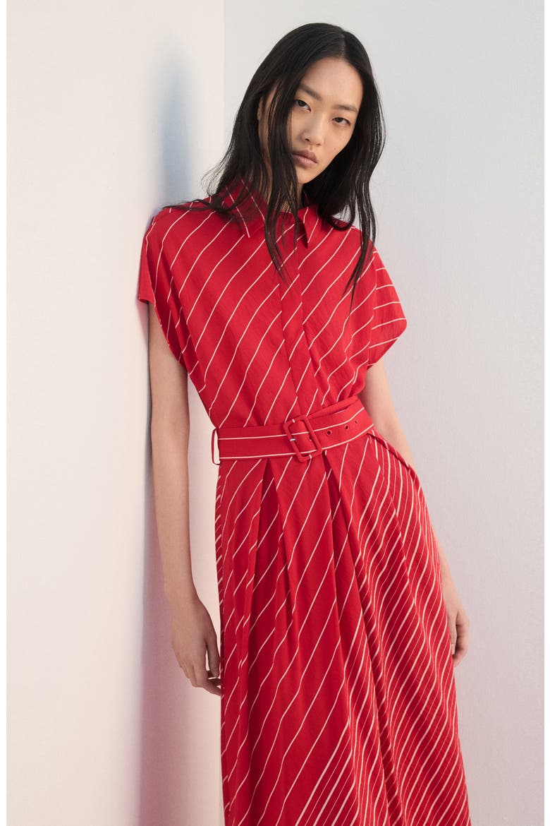Stripe Midi Dress