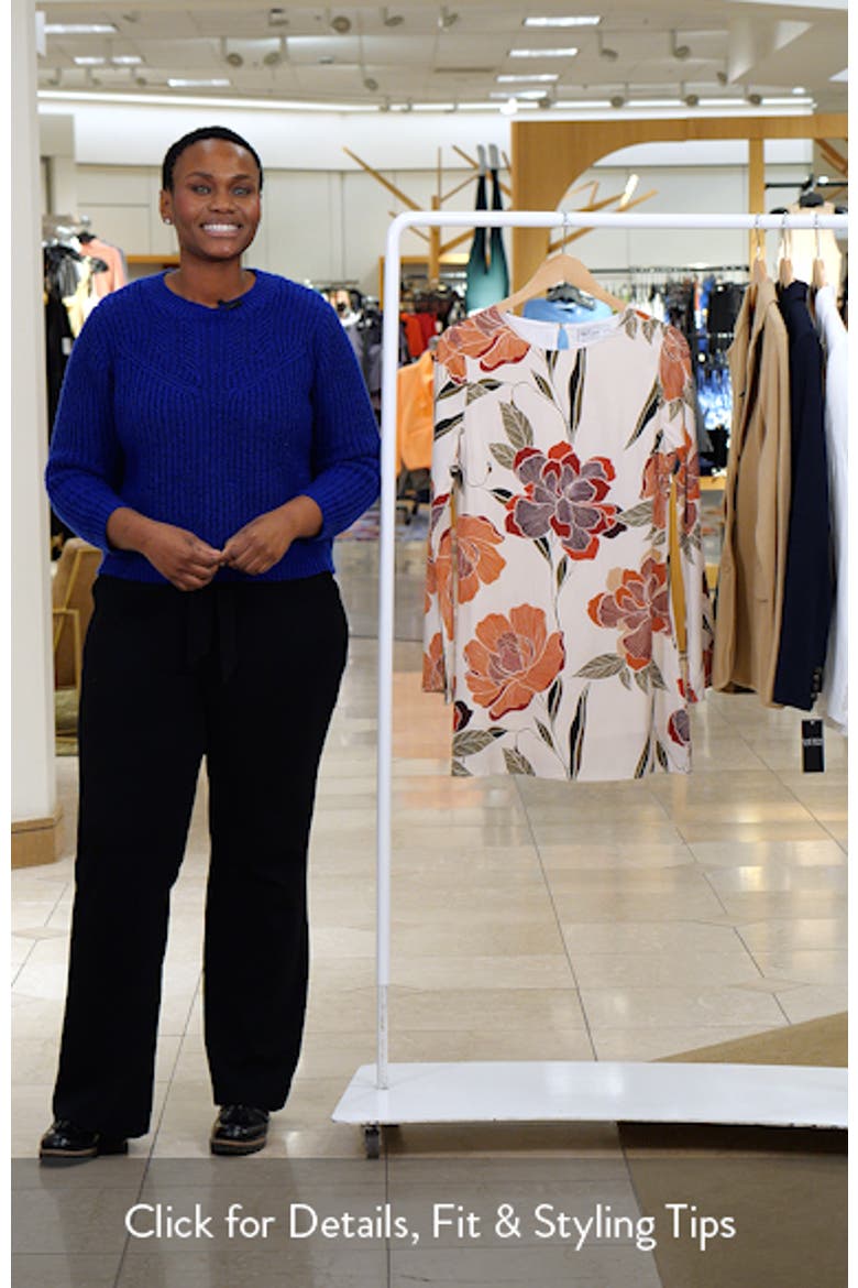 Elanira Floral Long Sleeve Minidress