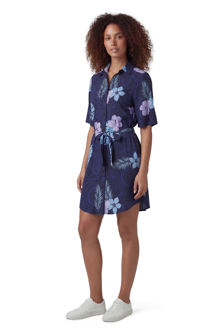 Tropical Fantasy Womens Wrap Shirt Dress