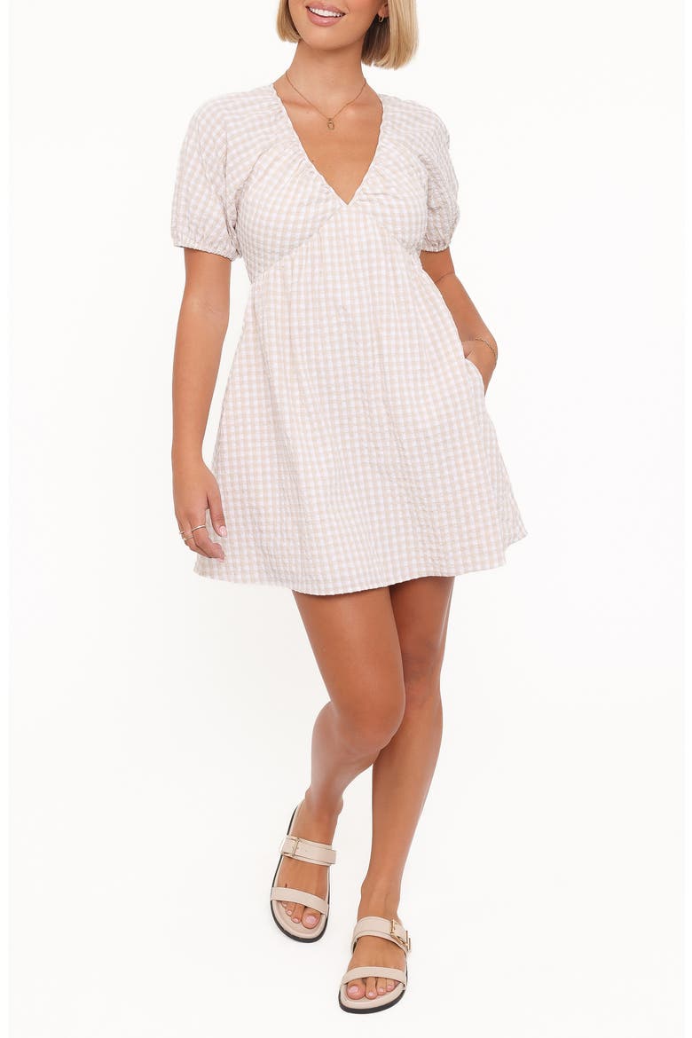 Cadhla Print Cotton Blend Minidress